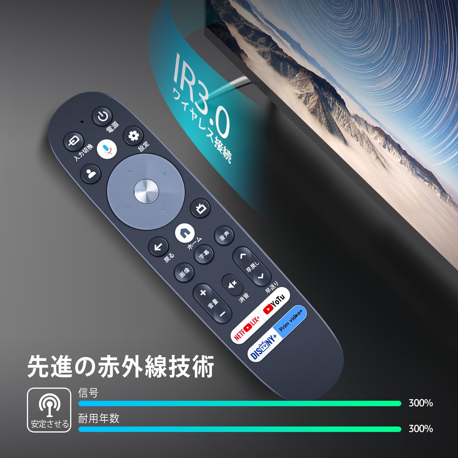 Amazon | チューナーレスリモコン for GEO ゲオオリジナルモデル 50V型